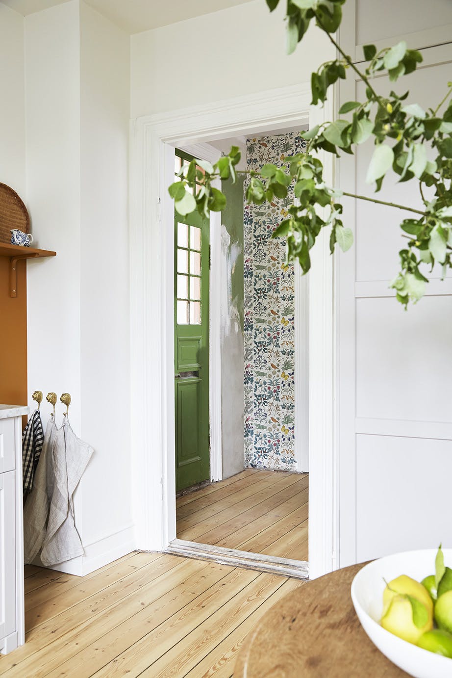 teglgaardkokken220912 Blomstrete tapet